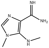 1H-Imidazole-4-carboximidamide,1-methyl-5-(methylamino)- Struktur