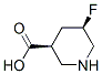 3-Piperidinecarboxylicacid,5-fluoro-,(3S,5R)-(9CI) Struktur