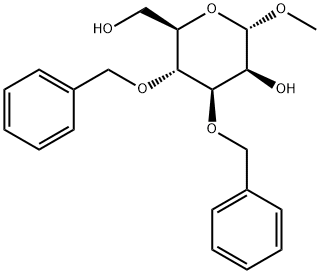 METHYL 3,4-DI-O-BENZYL-A-D-MANNOPYRANOSIDE Struktur