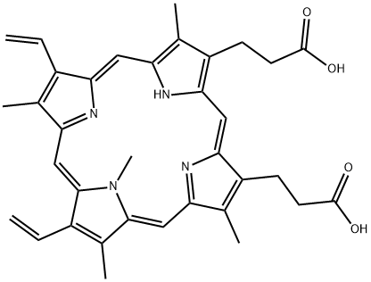 N-METHYL PROTOPORPHYRIN IX Struktur