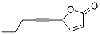 2(5H)-Furanone, 5-(1-pentynyl)- (9CI) Struktur