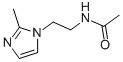 N-[2-(2-METHYL-1H-IMIDAZOL-1-YL)ETHYL]-ACETAMIDE Struktur