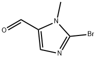 2-broMo-1-Methyl-1H-iMidazole-5-carbaldehyde Struktur