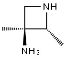 3-Azetidinamine,2,3-dimethyl-,trans-(9CI) Struktur