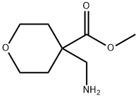 METHYL 4-AMINOMETHYL-TETRAHYDRO-PYRAN-4-CARBOXYLATE Struktur