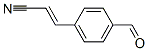 2-Propenenitrile, 3-(4-formylphenyl)- (9CI) Struktur