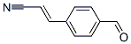 2-Propenenitrile, 3-(4-formylphenyl)-, (2E)- (9CI) Struktur