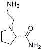 2-Pyrrolidinecarboxamide,1-(2-aminoethyl)-,(2S)-(9CI) Struktur