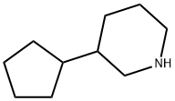 Piperidine, 3-cyclopentyl- (9CI) Struktur