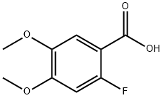 2-Fluoro-4,5-dimethoxybenzoic acid Structure