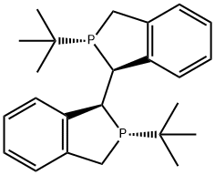 (1S,1μS,2R,2μR)-2,2μ-Di-tert-butyl-2,3,2μ,3μ-tetrahydro-1H,1μH(1,1μ)biisophosphindolyl Struktur