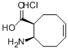 (1S,8R,Z)-8-AMINO-CYCLOOCT-4-ENECARBOXYLIC ACID HYDROCHLORIDE Struktur