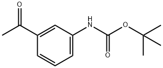 (3-ACETYL-PHENYL)-CARBAMIC ACID TERT-BUTYL ESTER Struktur