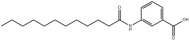 3-(dodecanoylamino)benzoic acid Struktur