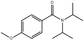 N,N-DIISOPROPYL-4-METHOXYBENZAMIDE Struktur