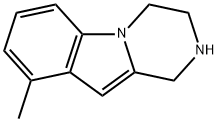 Pyrazino[1,2-a]indole, 1,2,3,4-tetrahydro-9-methyl- (9CI) Struktur