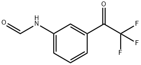 Formamide, N-[3-(trifluoroacetyl)phenyl]- (9CI) Struktur