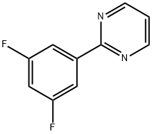 Pyrimidine, 2-(3,5-difluorophenyl)- (9CI) Struktur