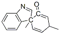 Spiro[2,5-cyclohexadiene-1,3-[3H]indol]-2(1H)-one, 1,4-dimethyl- (9CI) Struktur