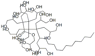 POLYGLYCERYL-10 STEARATE Struktur