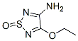 1,2,5-Thiadiazol-3-amine,  4-ethoxy-,  1-oxide Struktur