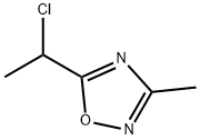 5-(1-CHLOROETHYL)-3-METHYL-1,2,4-OXADIAZOLE Struktur