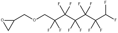 3-(1H,1H,7H-DODECAFLUOROHEPTYLOXY)-1,2-EPOXYPROPANE Struktur