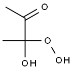 2-Butanone, 3-hydroperoxy-3-hydroxy- (9CI) Struktur