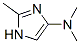 1H-Imidazol-4-amine,  N,N,2-trimethyl-  (9CI) Struktur