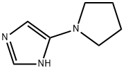 1H-Imidazole,  4-(1-pyrrolidinyl)-  (9CI) Struktur