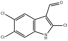 2,5,6-TRICHLORO-1H-INDOLE-3-CARBALDEHYDE Struktur