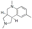 1H-Pyrrolo[3,4-c]quinoline,2,3,3a,4,5,9b-hexahydro-2,5,8-trimethyl-,cis-(8CI) Struktur