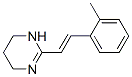 Pyrimidine, 1,4,5,6-tetrahydro-2-(o-methylstyryl)-, (E)- (8CI) Struktur