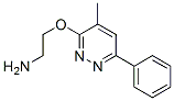 Pyridazine, 3-(2-aminoethoxy)-4-methyl-6-phenyl- (8CI) Struktur