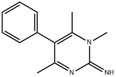 Pyrimidine, 1,2-dihydro-2-imino-1,4,6-trimethyl-5-phenyl- (8CI) Struktur