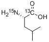 L-LEUCINE-1-13C-15N Struktur