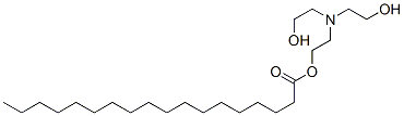 2-(bis(2-hydroxyethyl)amino)ethyl octadecanoate Struktur