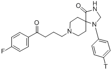 SPIPERONE, [BENZENE RING-3H] Struktur