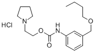 2-(1-Pyrrolidinyl)ethyl m-(butoxymethyl)carbanilate hydrochloride Struktur