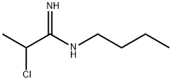 Propionamidine,  N-butyl-2-chloro-  (8CI) Struktur