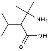 Butyric  acid,  3-amino-2-isopropyl-3-methyl-  (8CI) Struktur