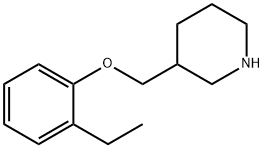 Piperidine, 3-[(o-ethylphenoxy)methyl]- (8CI) Struktur