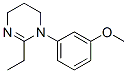 Pyrimidine, 2-ethyl-1,4,5,6-tetrahydro-1-(m-methoxyphenyl)- (8CI) Struktur