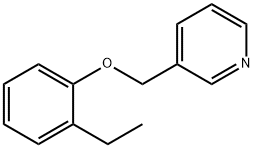 Pyridine, 3-[(o-ethylphenoxy)methyl]- (8CI) Struktur