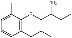 Propylamine, 1-[[(6-propyl-o-tolyl)oxy]methyl]- (8CI) Struktur