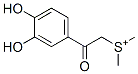 (2-(3,4-dihydroxyphenyl)-2-oxoethyl)dimethylsulfonium Struktur