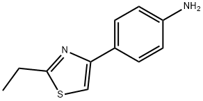 Thiazole, 4-(p-aminophenyl)-2-ethyl- (8CI) Struktur