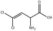 DL-2-AMINO-4,4-DICHLORO-3-BUTENOIC ACID Struktur