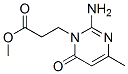 1(6H)-Pyrimidinepropionicacid,2-amino-4-methyl-6-oxo-,methylester(8CI) Struktur