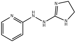 Pyridine,  2-[2-(2-imidazolin-2-yl)hydrazino]-  (8CI) Struktur